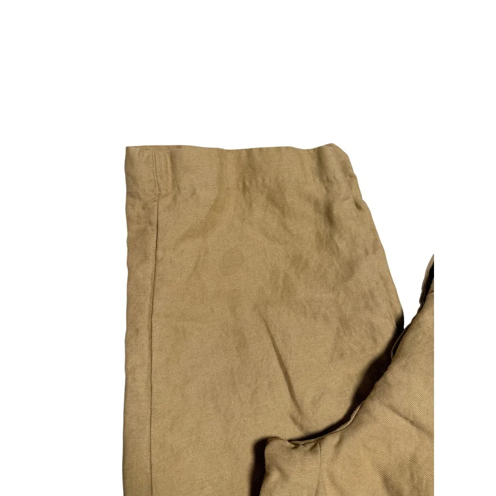 Wilfred Aritzia Carrot Linen Blend High Waisted Pants Size 0 Sandy Beige